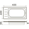 Контейнер OMOIKIRI DC-01-1-IN нержавеющая сталь 4999073